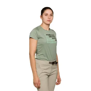 Ohrid Trangoworld Женская футболка, серо-зеленый