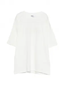 Футболка с короткими рукавами MSGM Kids, бежевый