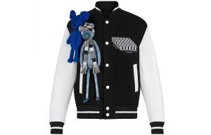 Куртка мужская Louis Vuitton, черный / белый