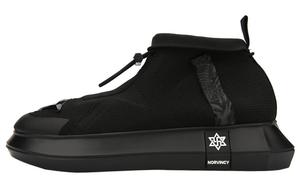 Стильные скейтбординговые кроссовки унисекс черные NORVINCY