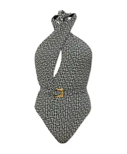 Купальник Balmain, черный