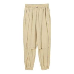 Брюки metropolitan rideruv logo pants 'beige' Puma, бежевый