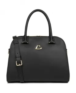 Черная кожаная сумка City Philos Lancaster, черный