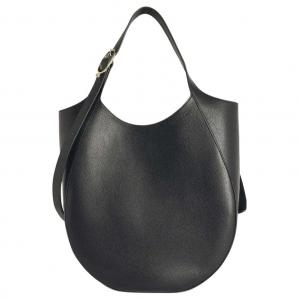 LONGCHAMP Женская кожаная сумка через плечо черная