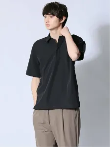 Рубашка-поло NPU с круговым движением (можно сочетать с другой одеждой) Mfeditorial, цвет 05 Black