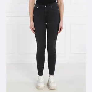 Джинсы скинни малу Hugo, черный