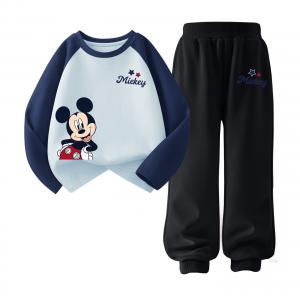 Детская повседневная спортивная одежда Disney, черный