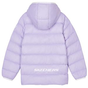 Детская пуховая куртка лавандового цвета для подростков Skechers