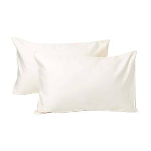 Наволочка Homescapes Fadendichte 400, 2er Pack, белый - хлопковая ткань - 40 x 1 x 60 см