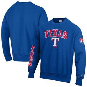 Мужской свитшот reverse weave chenille royal texas rangers Champion