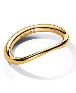 Кольцо-Лента фасонной формы Pandora, gold