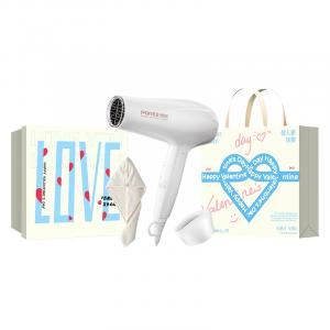 Фен 2000w с термостатом и быстрой сушкой холодным и горячим воздухом дизайн Fashion, компактный и портативный, унисекс PH1625 POREE