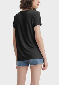 Футболка однотонная женская Levi's, черный