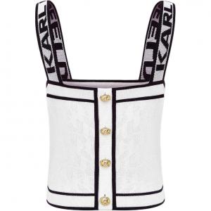 Футболка KARL LAGERFELD женская белая KARL LAGERFELD / Karl Lagerfeld Jeans