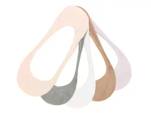 Носки Mesh Flower Women's No Show Liners - 5 Pack Steve Madden, цвет multicolor