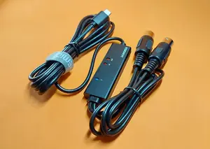 Адаптер кабеля MIDI на USB-C | Подключи и используй для синтезаторов, клавиатур, DAW - работает с Android, Mac, PC, iPad Pro DOREMiDi