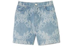 Шорты детские Burberry, светло-голубой / серый