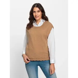 Вдохновение свитер-жилет "свитер-жилет" Inspirationen, серый