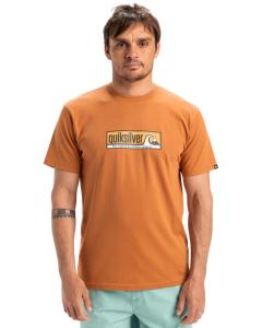 QUIKSILVER Футболка EVO ENDLESS коричневая мужская