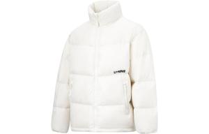Li Ning ПОДКЛАДКА Пуховик унисекс, Молочно-белый