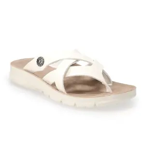 Женские сандалии с ремешками Croft & Barrow, белый