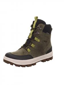 Зимние ботинки TEDD в зелено-черном цвете superfit