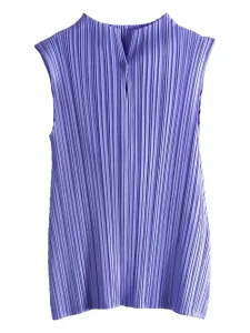 Плиссированный топ PP58JK281 Pleats Please Issey Miyake, фиолетовый
