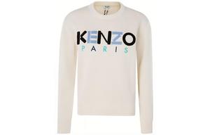 Свитер с логотипом Letter, женский, KENZO, экрю