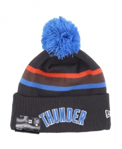 Шапка с помпоном NBA City Night New Era, мультиколор
