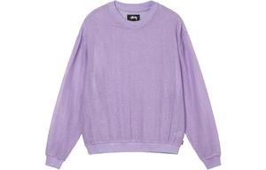 Джемпер с длинными рукавами и сетчатой вставкой Stüssy Stussy, фиолетовый