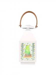 Фонарь Черепаха Пауза без слов на баннере Mr. & Mrs. Panda, Transparent