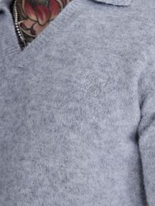 Свитер SikSilk Knitted Polo, серый