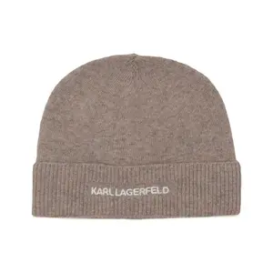 Шапка k/essential с добавлением шерсти и кашемира Karl Lagerfeld, бежевый