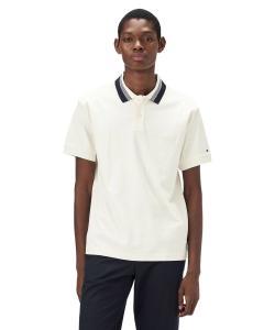 Рубашка-поло с воротником из трикотажа