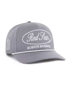 Мужская серая бейсболка Boston Red Sox Foundational Hitch Adjustable '47 Brand