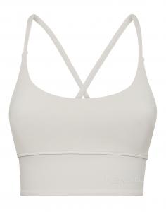 Plein Sport Спортивный бюстгальтер-бралетт в сером цвете