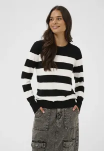 Полосатый джемпер kalizza Kaffe, Black Chalk Bold Stripe