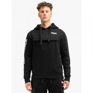 Спортивная толстовка Lonsdale, черный/белый