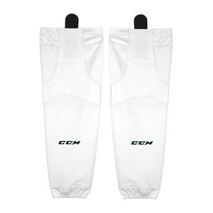 CCM Канадские хоккейные гетры для детей, подростков и взрослых, белые, размер SR