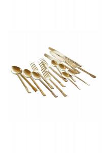 Золотые столовые приборы Malroy Loberon, gold