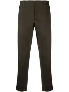 Укороченные брюки с пряжкой Pt Torino, зеленый