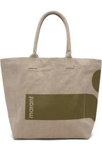 Isabel Marant Сумка-Тоут цвета таупе из йенки