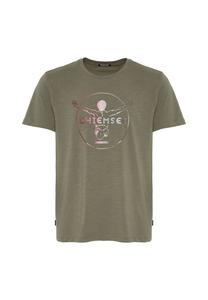 Футболка с напечатанным символом этикетки CHIEMSEE, цвет Dusty Olive