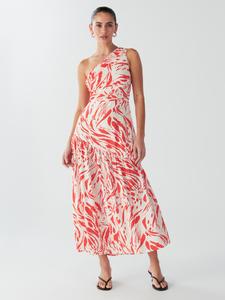 Платье BWLDR FABIO MIDI DRESS, коралл