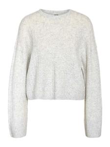Noisy may Свитер 'NMSMILLA' в светло-сером цвете