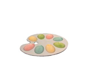 Сервировочный поднос 30,2x22,4 см, синий/желтый/зеленый/розовый/белый