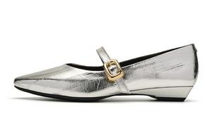 Повседневные однобортные туфли женские EBLAN, Silver