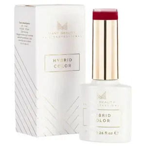 Гибридный лак для ногтей 906 карминовая фантазия, 7,5 мл Many Beauty Nail professional hybrid color uv, цвет 906 - carmine fantasy