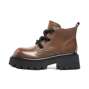 MALEMONKEY Короткие ботинки Martin 6 см, женские, черные