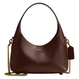 Сумка через плечо Brooklyn Cow Leather, маленькая женская Maple Leaf COACH, basic set (bag+dust bag)